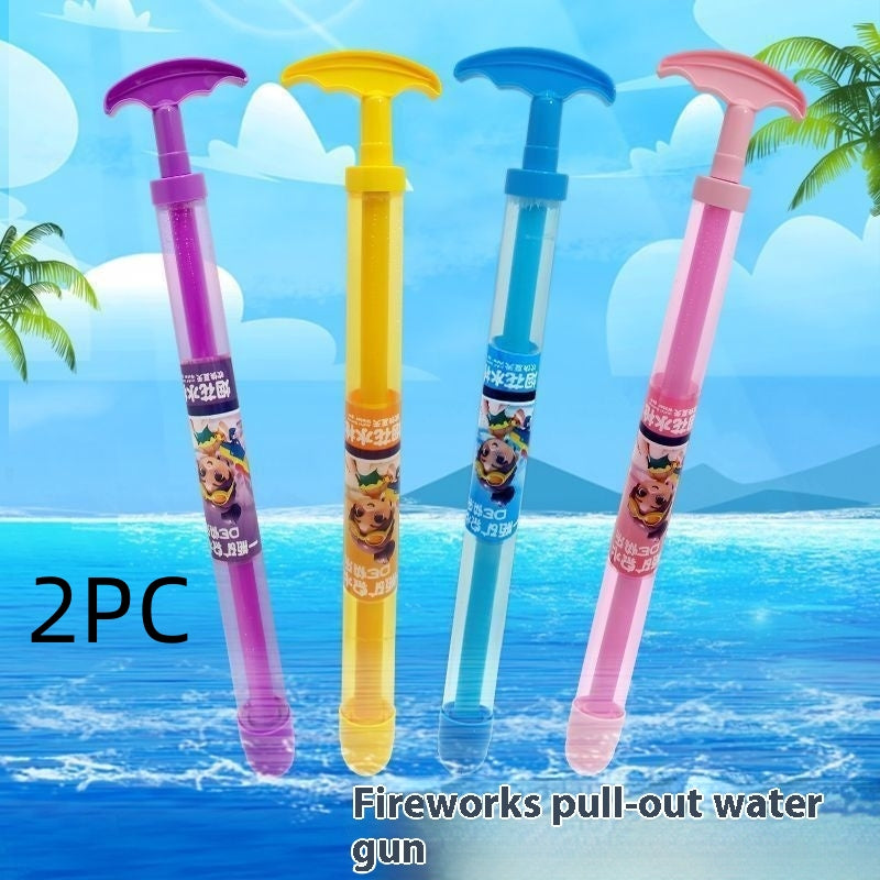 Fireworks Water Gun Children's Toy Pull-out Type - LJ Enterprise